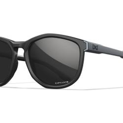 Lunettes de protection Wiley X WX Bravo ANSI Z87.1 verres - Noir et gris graphite / Captivate Black 