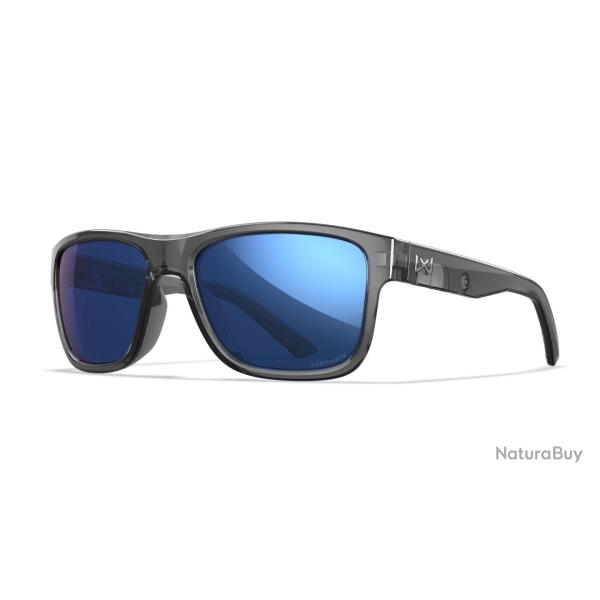 Lunettes de protection Wiley X WX Ovation ANSI Z87.1 verres Captivate - Gris fonc� translucide / Cap