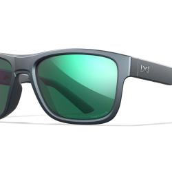 Lunettes de protection Wiley X WX Ovation ANSI Z87.1 verres polaris&eacute;s - Gris graphite / Captivate Po