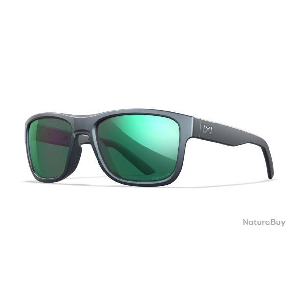 Lunettes de protection Wiley X WX Ovation ANSI Z87.1 verres polaris�s - Gris graphite / Captivate Po