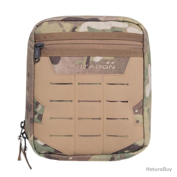 Pochette EDC Pentagon EDC 2.0 100 % nylon Cordura YKK - Multicam / Taille unique