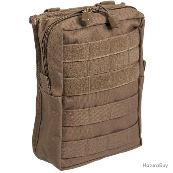 Pochette multi-usages Mil-Tec MOLLE Grand - Dark Coyote