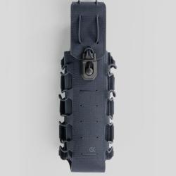 Porte-a&eacute;rosol GK Dutycall &agrave; rabat sur platine MOLLE - Bleu Marine
