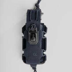 Porte-chargeur 9 mm GK Dutycall sur platine MOLLE - Bleu Marine