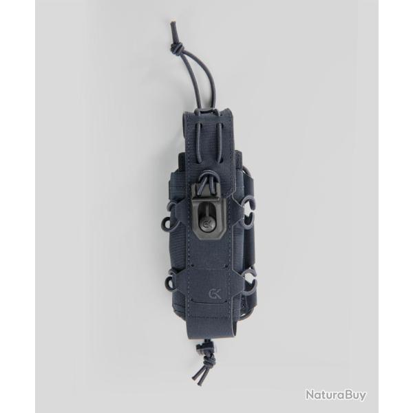 Porte-lampe GK Dutycall r�glable sur platine MOLLE - Bleu Marine