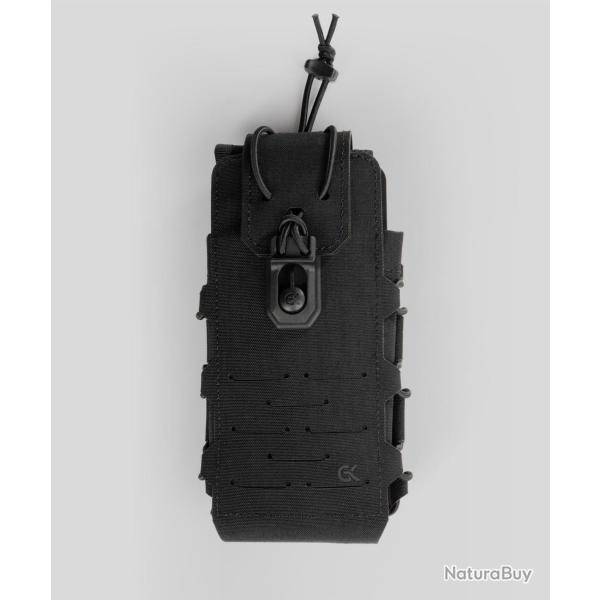 Porte-t�l�phone GK Dutycall � rabat sur platine MOLLE - Noir