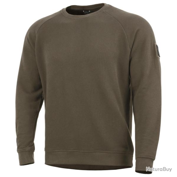 Sweat Pentagon Terry 100 % coton int�rieur bouclette usage - Brun gris RAL 7013 / M