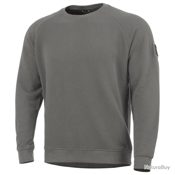 Sweat Pentagon Terry 100 % coton int�rieur bouclette usage - Gris cendre / L