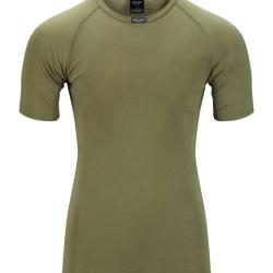 T-shirt thermor&eacute;gulateur Brynje Classic laine m&eacute;rinos 190 g/m&sup2; - Vert olive / S