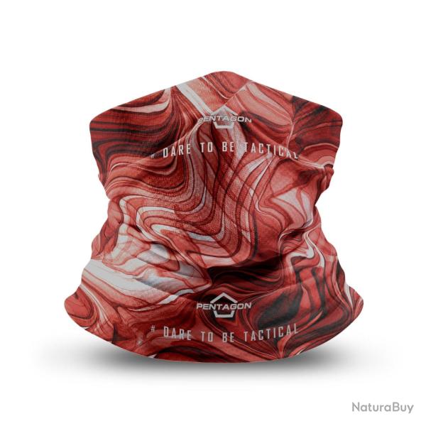 Tour de cou Pentagon Skiron Liquid 100 % polyester 25 � 49 cm - Bordeaux / Taille unique
