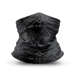 Tour de cou Pentagon Skiron Topographic Map 100 % polyester - Noir / Taille unique