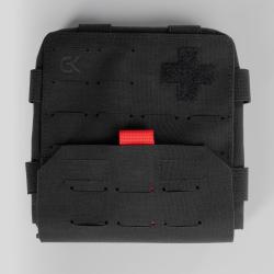 Trousse sanitaire IFAK GK Dutycall sur platine MOLLE - Noir