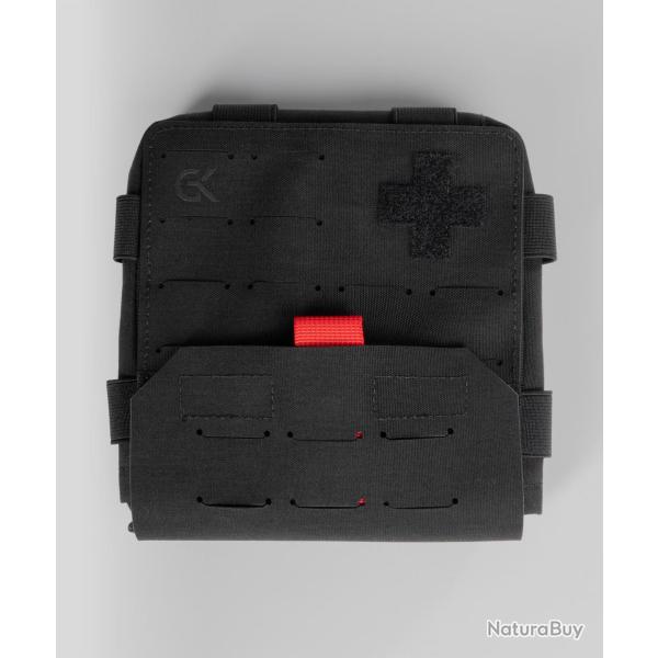 Trousse sanitaire IFAK GK Dutycall sur platine MOLLE - Noir