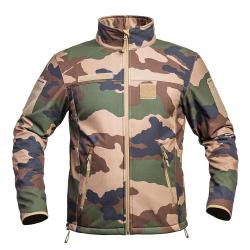 Veste softshell A10 Equipment Fighter d&eacute;perlante coupe-vent - Camo FR/CE / L