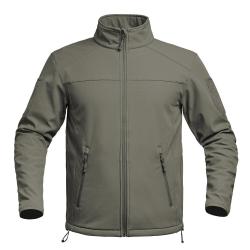 Veste softshell A10 Equipment Fighter d&eacute;perlante coupe-vent - Vert Olive / M