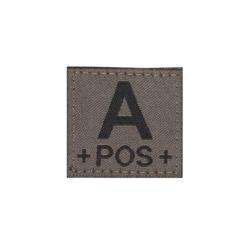Clawgear A Pos Bloodgroup Patch - RAL7013