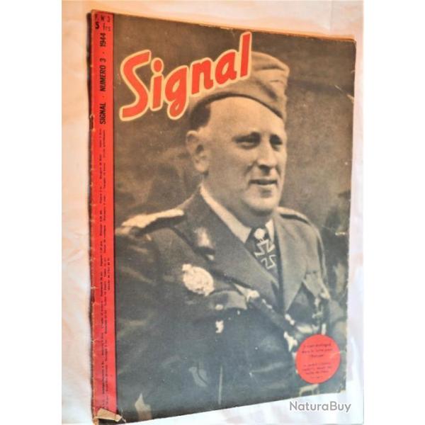 revue SIGNAL le num�ro 3 de 1944 - WWII troupe d'occupation Normandie 1944