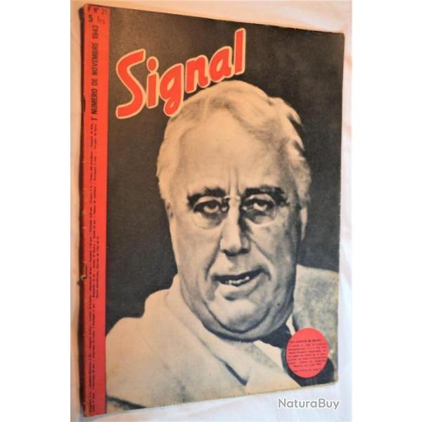revue  SIGNAL num�ro 1er novembre 1943 - troupe d'occupation Normandie 1944 WWII