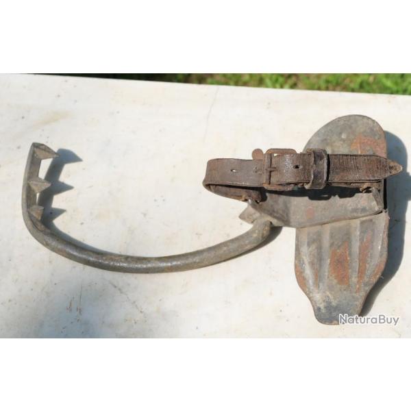 Fernmeldessteigeisen - Nachrichtendienst - crampon grimper poteaux t�l�graphiques