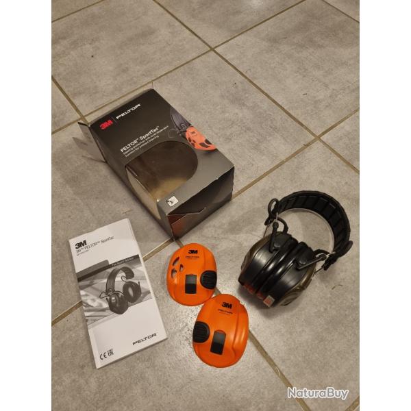 Casque protection auditive 3M Peltor Sporttac