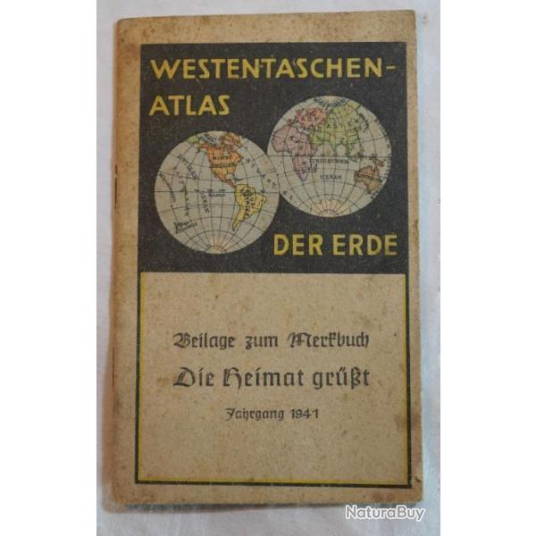 Atlas Erde dat� 1941 - troupe d'occupation Normandie 1944 - d'�poque WWII