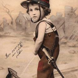 Carte postale ancienne Graine de Poilu n&deg;1068 - N&deg;8838