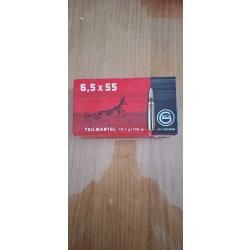 GECO boite neuve de 20 munition cal 6.5x55 demi blind&eacute;e 156 grains vendu par  poudrenoirepro