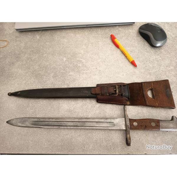 Baionnette Suisse pour SR1889 et autre