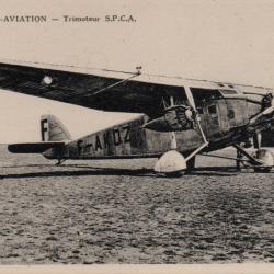 Carte postale ancienne - Istres Aviation Trimoteur S.P.C.A. - N&deg;8845