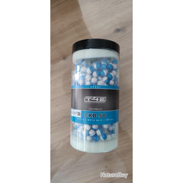 Billes Umarex T4E CB50 marquage craie calibre .50