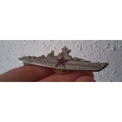 INSIGNE OFFICIER DE LA MARINE COMMANDANT DU NAVIRE URSS CCCP 1980