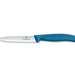 Victorinox Swiss Classic 6.7702.C1 - Couteau d'Office lame lisse 10 cm - manche Bleu