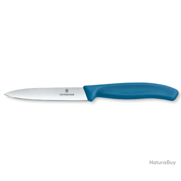 Victorinox Swiss Classic 6.7702.C1 - Couteau d'Office lame lisse 10 cm - manche Bleu