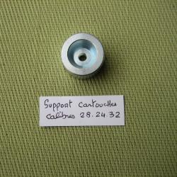 Support de culots de cartouches conique pour calibres  28 . 24 et 32  pour perceuses.