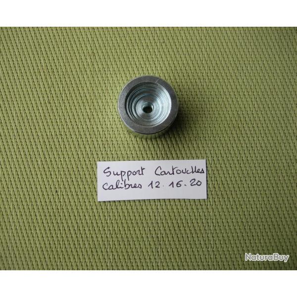 Support de culots de cartouches � �tages calibres  12 . 16  et  20  pour perceuses.