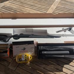 Pack Carabine a verrou Winchester XPR 30-06, silencieux Browning IR34, kit nettoyage, 48 balles