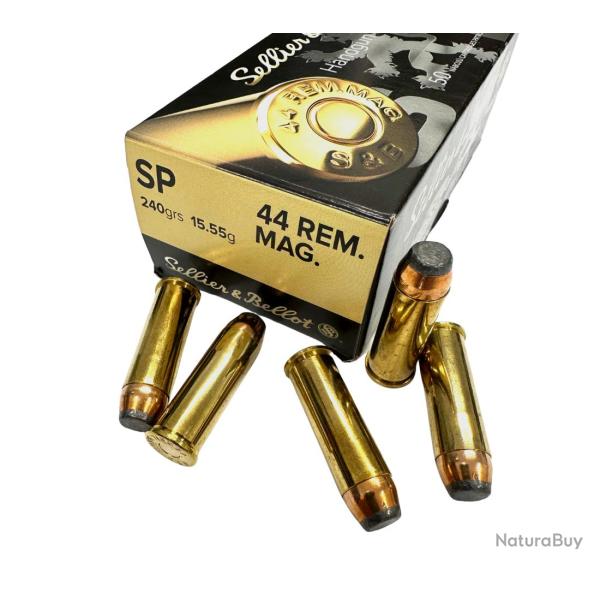 MUNITION SELLIER & BELLOT 44 REM.MAG 15.55G 240 GR