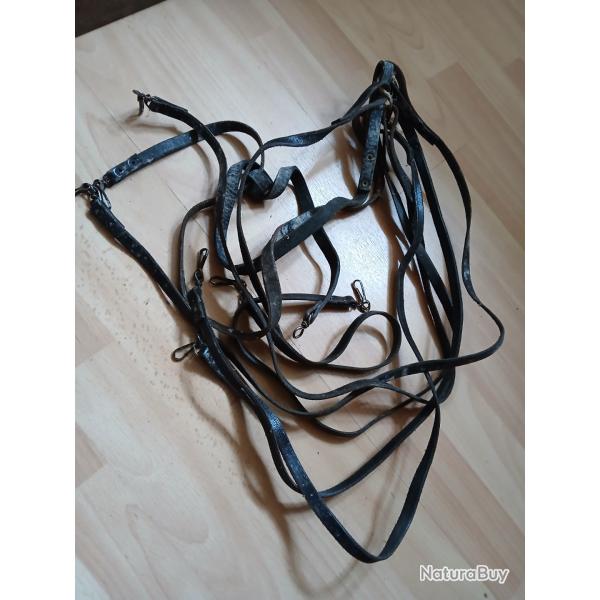 lot de dragonne cuir PA arm�e Fran�aise