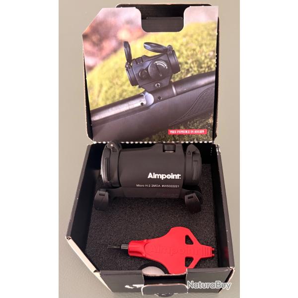 Aimpoint Micro H-2 2MOA avec montage Blaser