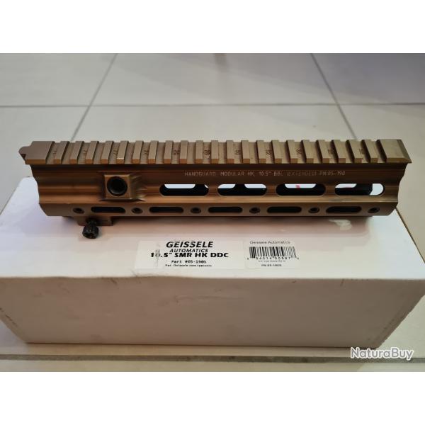 Garde-main MLOK Geissele Super Modular Rail 10.5 pour HK416