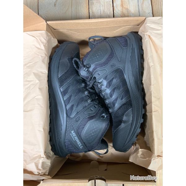 Chaussures tactique Merrell Nova 3 Tactical MID WP Couleur Noir, Taille 43
