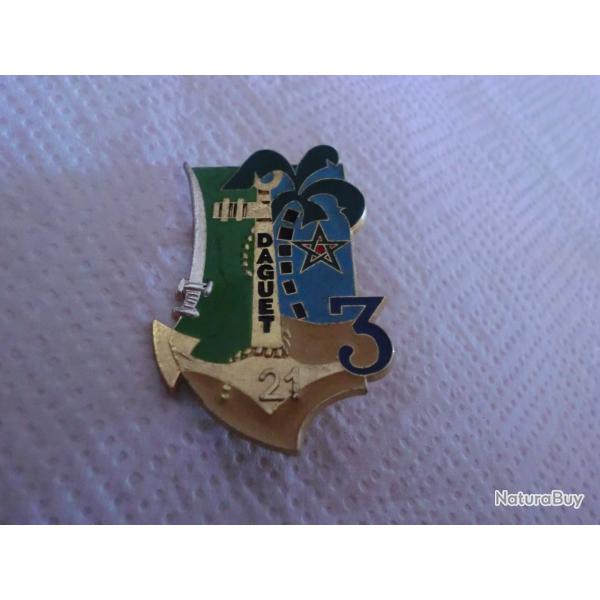 insigne 21� R.I.Ma R.I.C.M ops daguet  infanterie de marine et chars  /  fia lyon