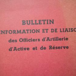 lot revues officiers artillerie ann&eacute;es 50 collection militaire