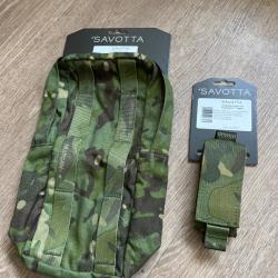 Lot 2 sacs &eacute;tui savotta pouch