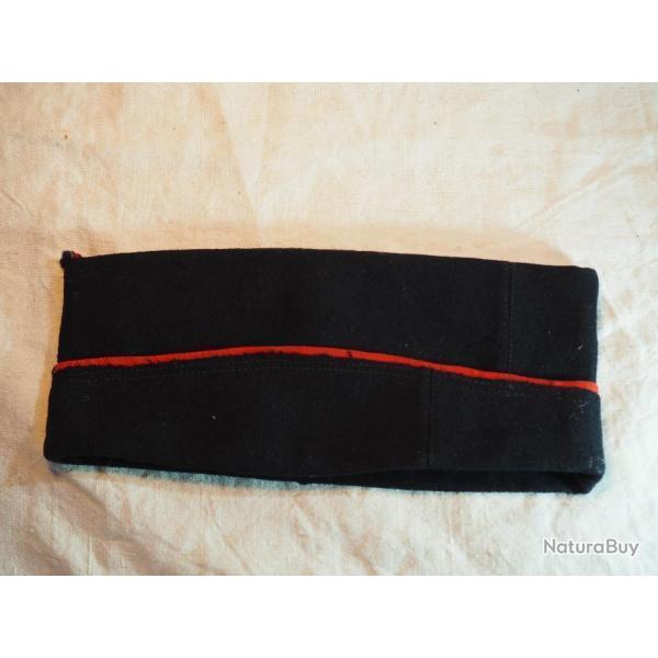 calot d'artillerie coloniale  MLE 1918 en drap bleu rouge WWII taille 52