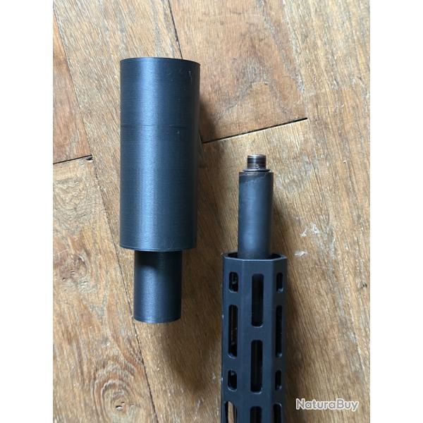 Ruger pr�cision rimfire .22 SILENCIEUX A RECOUVREMENT premium M3D