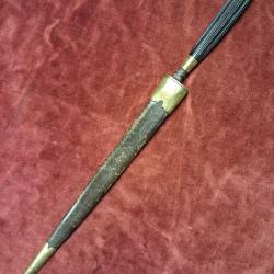 Authentique et grand Stylet Corse traditionnel XIXe.si&egrave;cle. 40 cm.