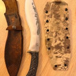 Couteau Kukri tactique de l'artisan Pierre Henri Monnet