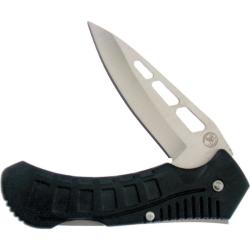 Couteau Frost Cutlery Whitetail Gentle Tac Lame Acier Inox Manche Synth&eacute;tique Noir Lockback FWT176B