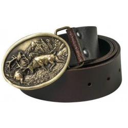 Ceinture FRITZMANN cuir marron cerf 30708-13